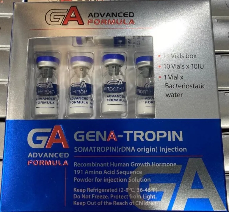 Fake GENATROPIN counterfeit product packaging